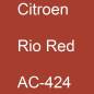 Preview: Citroen, Rio Red, AC-424.